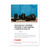 Voucher Canon na vyčištění techniky v AWH SERVISU v hodnotě 2 000 Kč