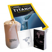 Speciál Titanic, plátěný vak a cestovatelský zápisník NG v hodnotě 357 Kč