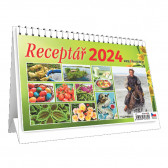Stolní kalendář Receptář 2024 v hodnotě 99 Kč