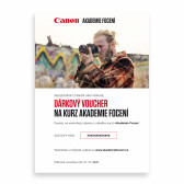 Voucher na workshop Akademie focení + voucher FotoŠkoda v hodnotě 250 Kč