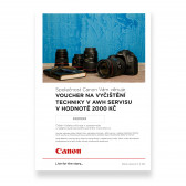 Voucher Canon na vyčištění techniky v AWH SERVISU v hodnotě 2 000 Kč