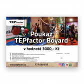 Poukaz TEPfactor Boyrad v hodnotě 3 000 Kč