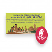 Voucher na 1+1 vstup do parku Mirakulum v hodnotě 840 Kč