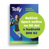 Telly Sport na 90 dní v hodnotě 800 Kč