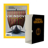 Speciál speciál Vikingové - Vládci moře a meče a praktický šanon National Geographic v hodnotě 149 Kč