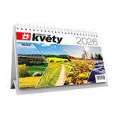 Kalendář Květy 2026 v hodnotě 99 Kč