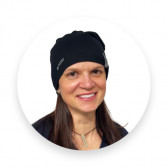 Čepice Sensor merino active s potiskem Snow černá (L) v hodnotě 519 Kč