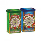 Čaje KINGSLEAF Dream  Time Sapphire a Emerald  v plechu v hodnotě 259 Kč