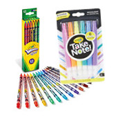 Balíček Crayola (pastelky a zvýrazňovače)