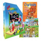 Pořadač Čtyřlístek ŠKOLA, puzzle Čtyřlístek v ZOO, kniha 4 kuchařské příběhy nebo Poklad kapitána Kida a certifikát v hodnotě 385 Kč