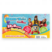 1 dětská vstupenka na akci KAROL A KVÍDO SLAVÍ 5.NAROZENINY