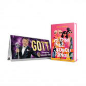 Kniha Všichni muži jednou ranou a stolní kalendář Karel Gott 2026