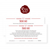 2x 500 Kč voucher do Crème de la Crème v hodnotě 1 000 Kč