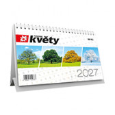 Stolní kalendář Květy 2027 v hodnotě 99 Kč