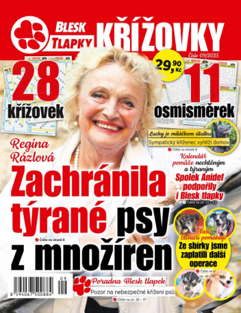 Blesk tlapky KŘÍŽOVKY