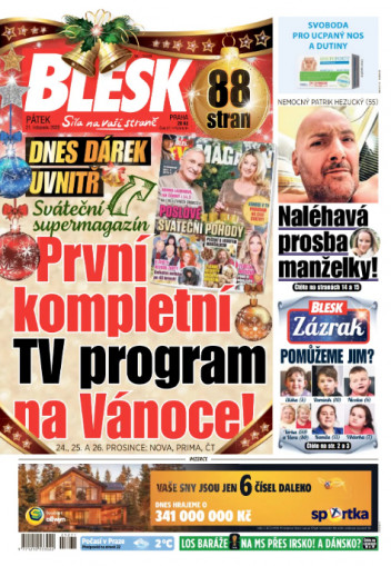 Páteční Blesk s TV magazínem