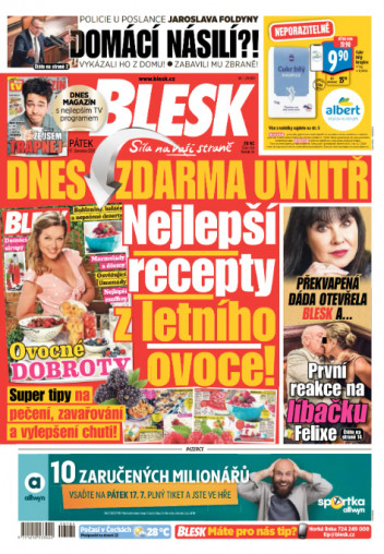 Páteční Blesk s TV magazínem