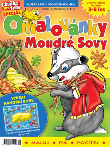 Omalovánky moudré sovy