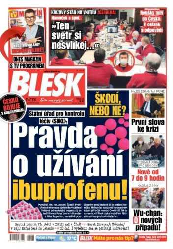 Páteční Blesk s TV magazínem