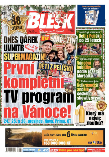 Páteční Blesk s TV magazínem