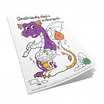 Dětské malovánky Dráčci a dinosauři  v hodnotě 78 Kč