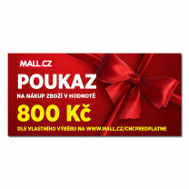 Poukaz Mall.cz v hodnotě 800 Kč