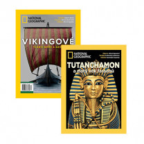 Tutanchamon a zlatý věk faraonů a Atlas Vikingové v hodnotě 298 Kč