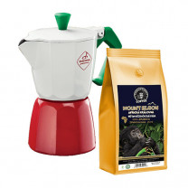 Kávovar Paloma Tricolore a káva Mount Elgon, 100 % arabica v hodnotě 678 Kč